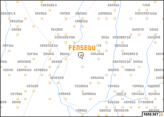 map of Fensedu