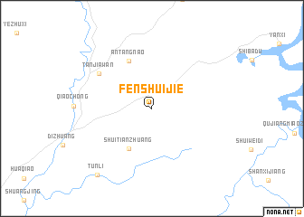 map of Fenshuijie