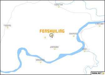 map of Fenshuiling