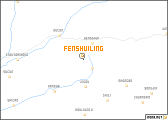 map of Fenshuiling