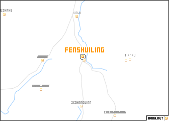 map of Fenshuiling