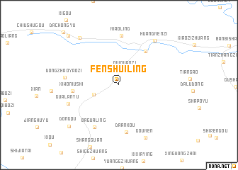 map of Fenshuiling