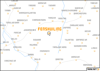 map of Fenshuiling