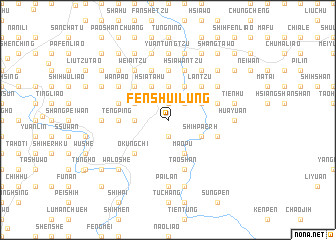 map of Fen-shui-lung