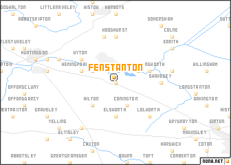 map of Fen Stanton