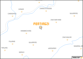 map of Fentingzi