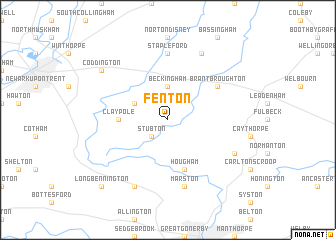 map of Fenton