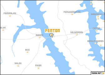 map of Fenton