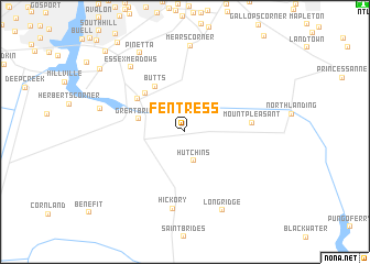 map of Fentress