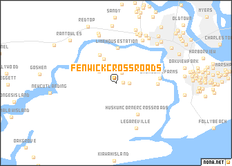 map of Fenwick Crossroads