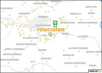 map of Fenwick Grove
