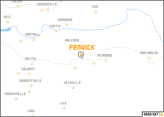 map of Fenwick