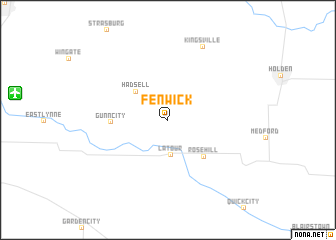 map of Fenwick