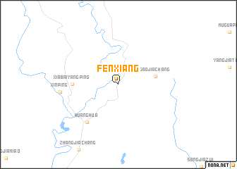 map of Fenxiang