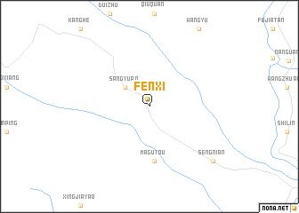 map of Fenxi