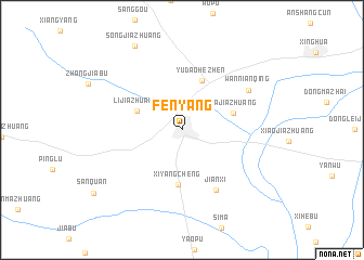 map of Fenyang