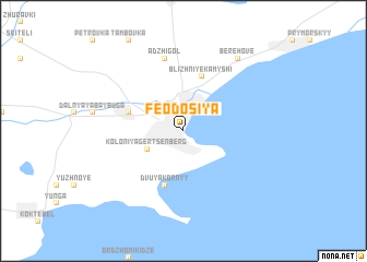 map of Feodosiya