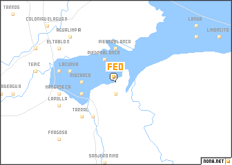 map of Feo