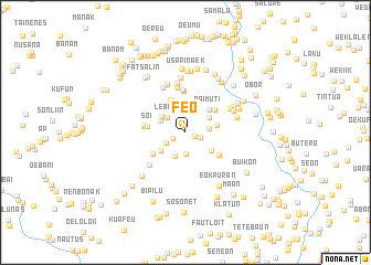 map of Feo