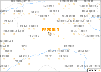 map of Feraoun