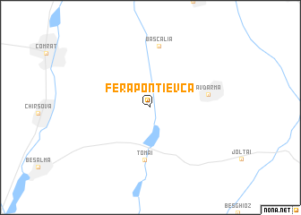 map of Ferapontievca
