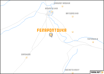 map of Ferapontovka