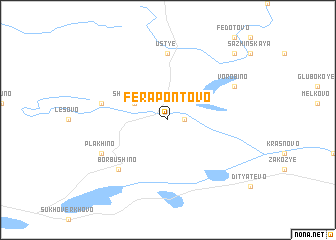 map of Ferapontovo