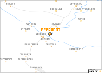 map of Ferapont