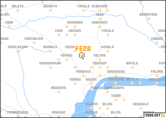 map of Féra