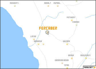 map of Fercaber