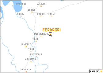 map of Ferdagaï