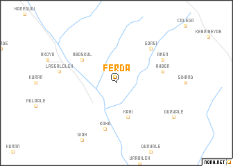 map of Ferda