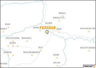 map of Ferdoua