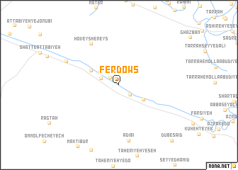 map of Ferdows