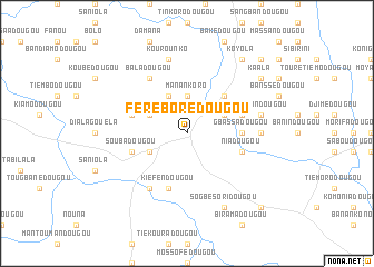 map of Féréborédougou