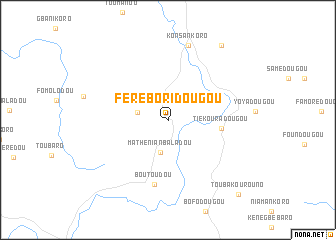 map of Fèréboridougou