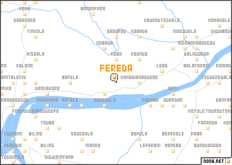 map of Féréda