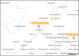 map of Férédougou