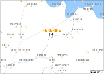 map of Férékire