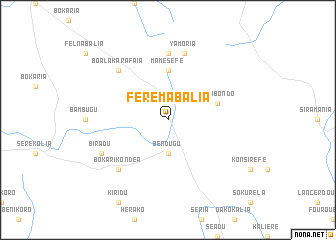 map of Feremabalia