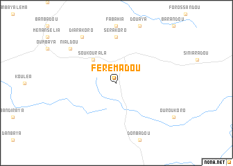 map of Férémadou