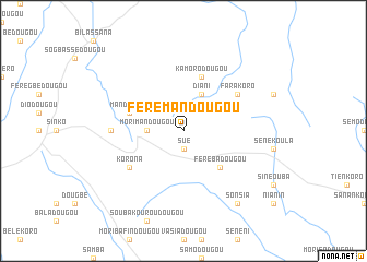 map of Férémandougou