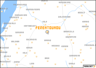 map of Fèrèmtoumou