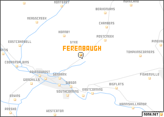 map of Ferenbaugh