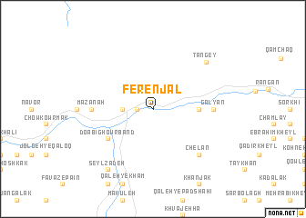 map of Ferenjal