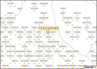 map of Feres Āmba