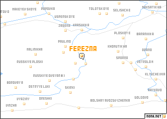 map of Ferezna
