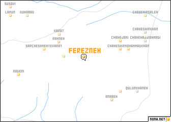 map of Ferezneh