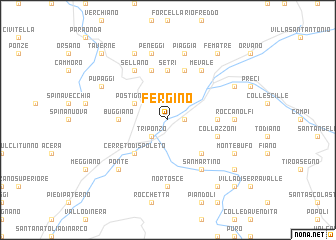 map of Fergino