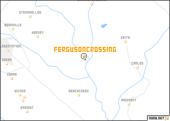 map of Ferguson Crossing